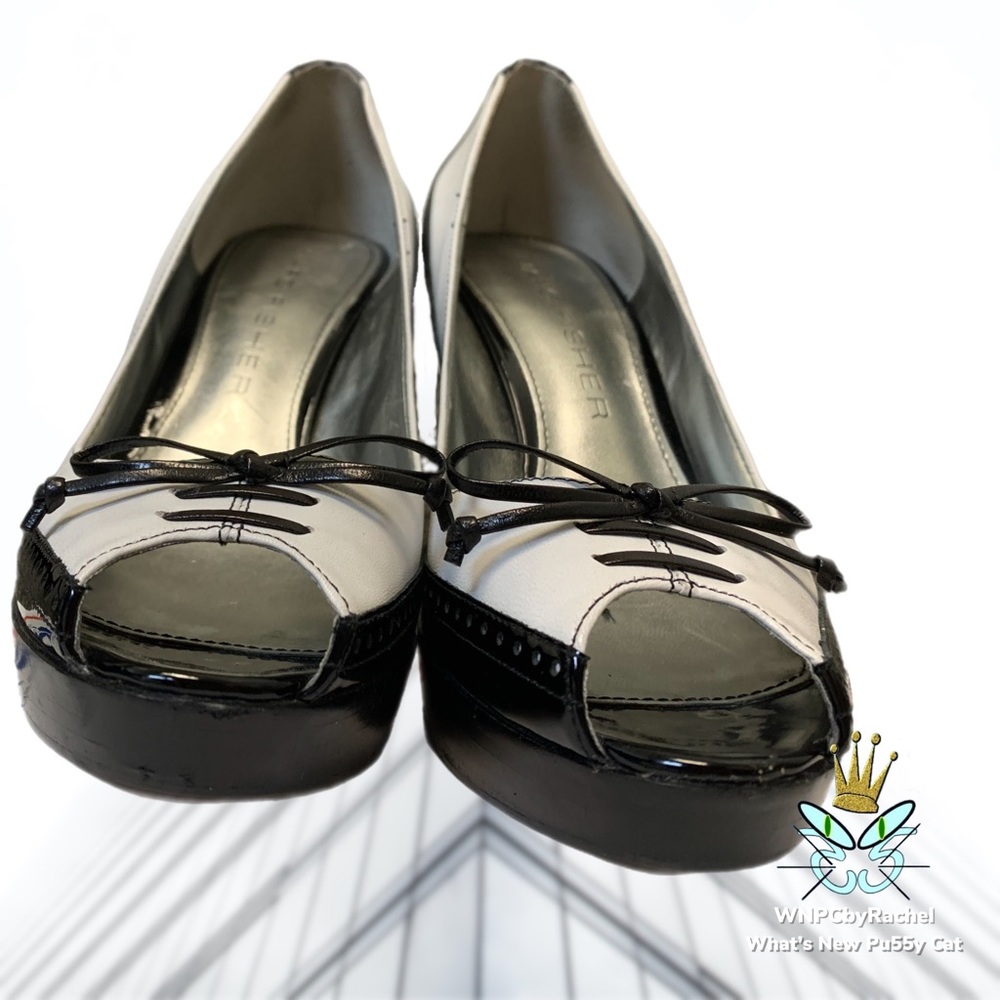 Marc Fisher Spectator Platform Pumps, Size 7.5M - Picture 8 of 14